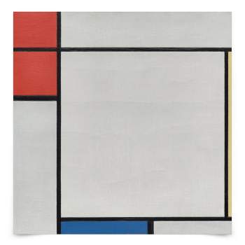 Americanflat Composition With Red Yellow And Blue by Piet Mondrian minimalist Wall Art