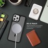 iHome Velo Gloss Silicone Case for iPhone 12/13 Pro Max, MagSafe Compatible, Lightweight, Drop & Screen Protection, Black - 3 of 4