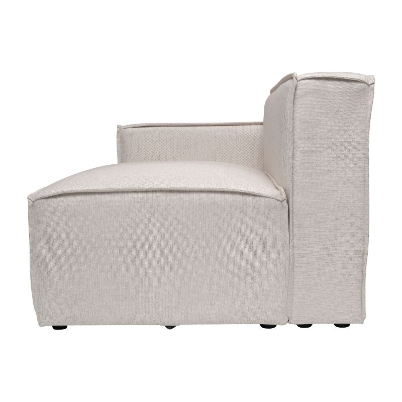 Emma and Oliver Modular Left Side Armchair with Arm Rest, 3 of 13