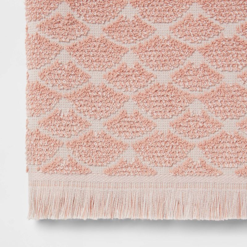 Scallop Towel Clay Pink - Threshold™, 3 of 8