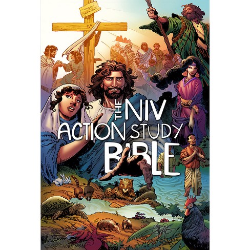 The NIV Action Study Bible - (Action Bible) (Hardcover) - image 1 of 1