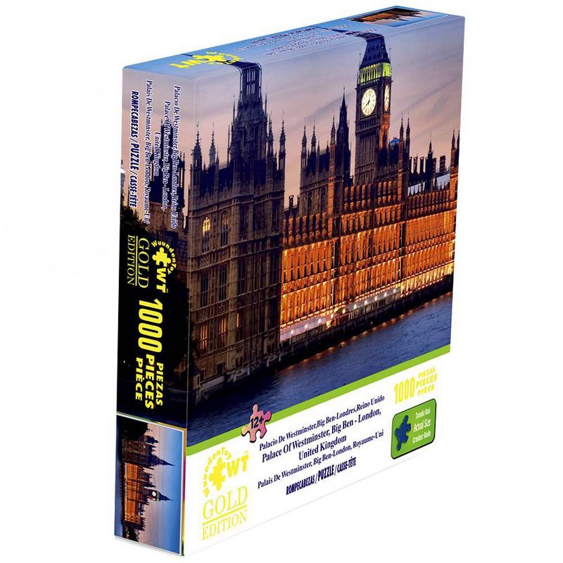 Wuundentoy Gold Edition: Palace of Westminster Big Ben - London United Kingdom Jigsaw Puzzle - 1000pc, 4 of 6