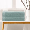 Unique Bargains Cotton Quick Lightweight Dry Large Bath Towels 4 Pcs - 3 of 4