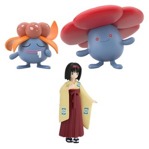 Pokemon Figures Erika ＆ Gloom ＆ Vileplume Pokemon Scale World Kanto - 1 of 1
