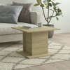 vidaXL Sonoma Oak Coffee Table 55,6x55,6x40 cm in Particleboard - 2 of 4