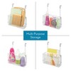 iDESIGN Classico Steel Wire Over The Cabinet Door Hanging Storage Basket Chrome: Metal Kitchen Organizer, Hand Wash - 4 of 4