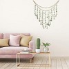 Aoibox Large Eucalyptus Wall Hanging Decor with Wooden Beads, Boho Farmhouse Style, 36 x 36 Inch, Natural Greenery for Home Office - 3 of 4