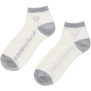 Pavilion Gift Company - Grateful & Kind - Ladies Ankle Sock - Socks - 1 of 3