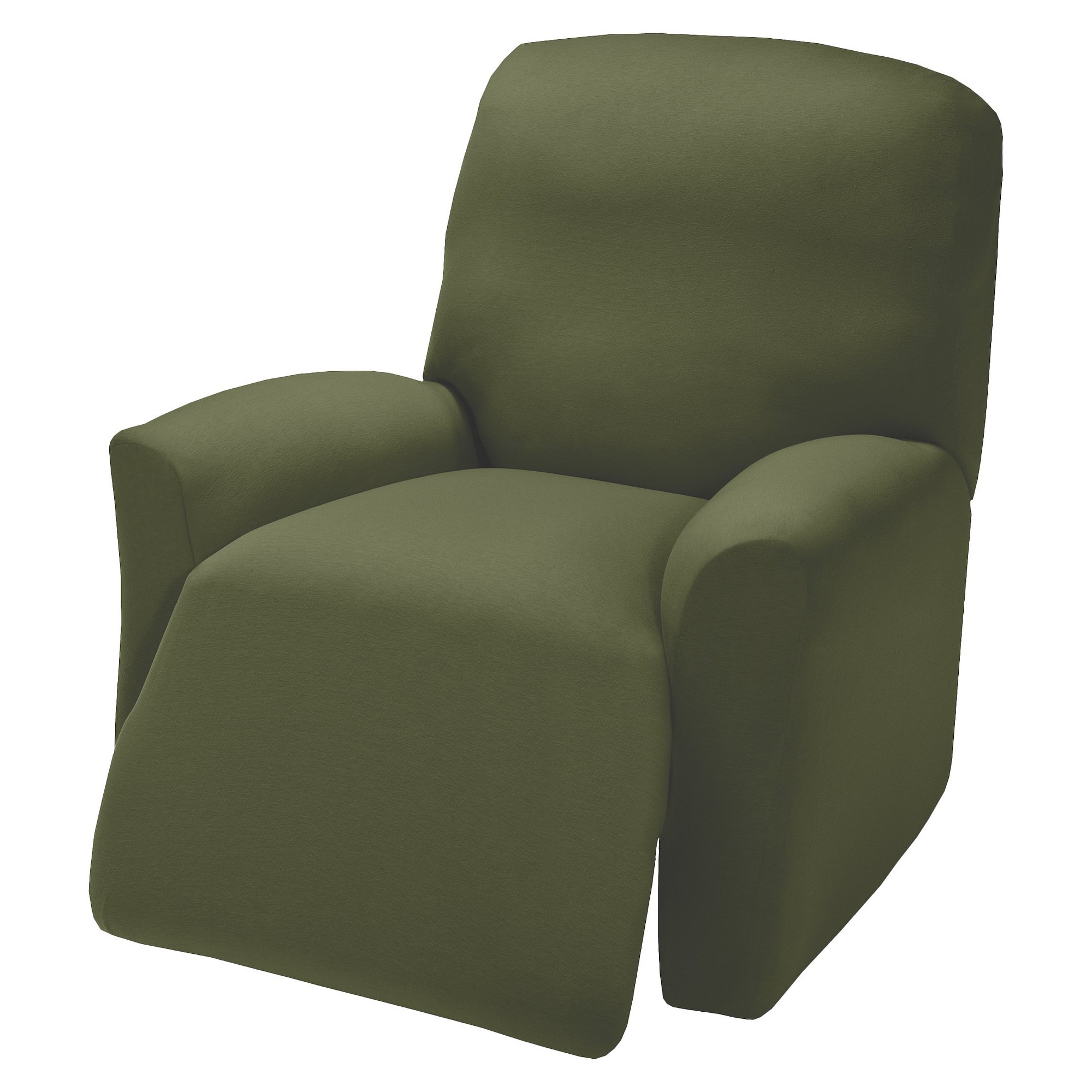 Forest Jersey Large Recliner Slipcover - Madison Industries, Green