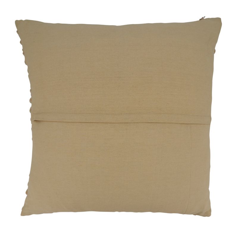 Saro Lifestyle Fringe Striped  Decorative Pillow Cover, 2 of 4