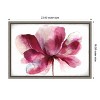 Amanti Art Lilya Red (Flower) by Asia Jensen Canvas Wall Art Print Framed 23 x 16-in. - 4 of 4