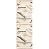 Maxax Geometric Machine Woven Polypropylene Area Rug in Black/Beige/Gray - 3 of 3