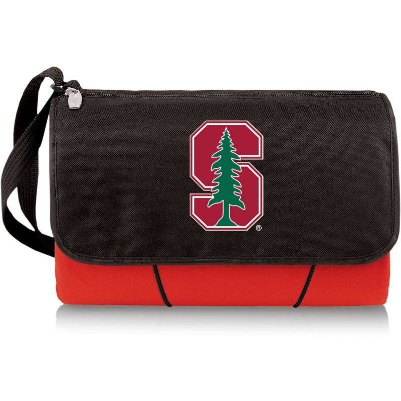 NCAA Stanford Cardinal Blanket Tote Outdoor Picnic Blanket - Red, 1 of 6