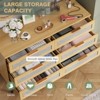 6 Drawer Dresser for Bedroom, 47'' Mid-Century Modern Storage Cabinet with Fabric Fronts, Boho Chest of Drawers,Oak Dressers for Bedroom, Living Room - 3 of 4