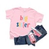 The Juniper Shop Big Sister Colorful Toddler Short Sleeve Tee - image 2 of 2