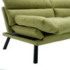 Vynxaria Modern Upholstered Loveseat Sofa - Stylish Comfort for Small Spaces - 4 of 4