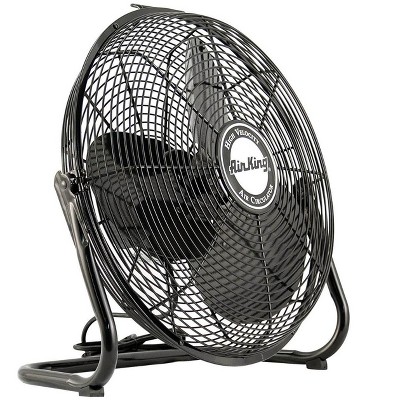 Air King 18" Black Powder-Coated Steel Industrial Floor Fan Set