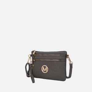 MKF Collection Roonie Milan M Signature Crossbody Wristlet Bag by Mia K - 1 of 4
