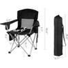Kumasinova Foldable Camping Chairs with Cup Holder,Portable Chair with Side Pocket,Heavy Duty Beach Chairs for Adults,Outdoor Chairs for Camping&Lawn - 3 of 3
