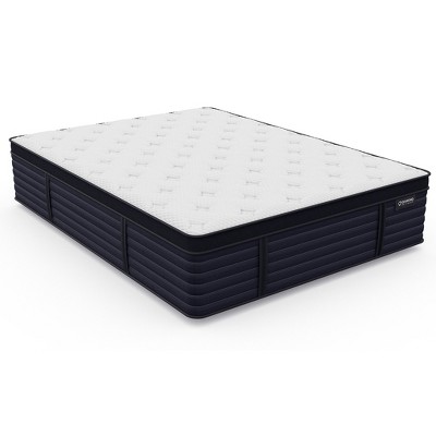 NicBex 14.5 Inch Gel Memory Foam Mattress for a Cool Sleep,Medium Feel Mattresses,White+Black