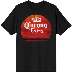 Corona Extra Red Circle Mens Black T-Shirt - 1 of 2
