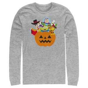 Men's Toy Story Halloween Toy Treats Long Sleeve Shirt - 1 of 4
