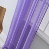 RT Designers Collection Astro Textured Rod Pocket Curtain Panel 54" x 90" Lilac - 3 of 4