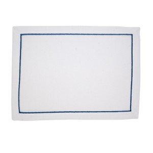 Saro Lifestyle Embroidered Line Design Placemat (Set of 4) - 1 of 4
