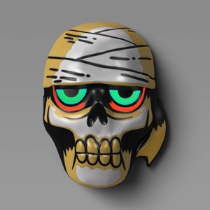Adult Masks Glows Under Blacklight Mummy - Hyde and EEK! Boutique™ - 1 of 4