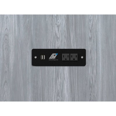 Northfield Driftwood Queen Murphy Bed Chest with Built-in Charger