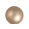 Northlight Matte Christmas Glass Ball Ornaments - 3.25" (80mm) - Antique Gold - 8ct - 2 of 2