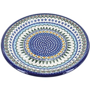 Blue Rose Polish Pottery Vena Dinner Plate - 1 of 2