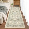 Washable Rugs for Living Room, Non Slip Floral Area Rugs, Low Pile Stain Resistant Botanical Bird Soft Carpet - 4 of 4