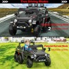 24V 6-Wheel Kids Ride On Car, 4WD Switchable Electric Vehicles, Remote Control, 3 Speeds, Bluetooth & LED Lights - 3 of 4