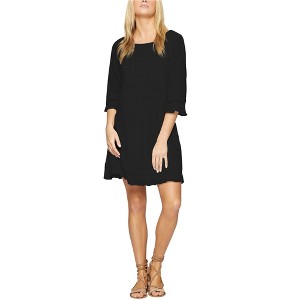 Sanctuary Clothing Womens Eyelet-Trim Pleated Dress - 1 of 1