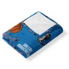 NBA Spin Stitch Hugger Pillow & Silk Touch Throw Blanket Set 40x50 Inches - 3 of 4