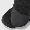 Fleece Puffer Mitten - All In Motion™ Ebony S/M - 2 of 3