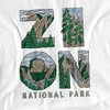 Zion National Park Classic Adult T-Shirt White - 2 of 4