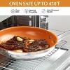 KOCH SYSTEME CS 8 Inch Stainless Steel Frying Pan with Nonstick Copper Ceramic Coating - 3 of 4