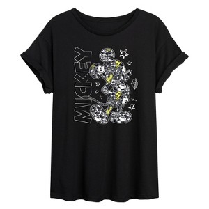 Women's - Disney - Mickey Mouse Oversized Graphic T-Shirt - 1 of 4