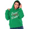 Sweet Twisted Christmas Candy Cane Hoodie Sweatshirt Women Brisco Brands - 3 of 4