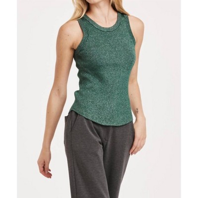 Women's Sparkle Rib Tank Top - Another Love