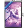 Trends International James Booker - Kitty Cat Riding On Space Galaxy Unicorn Framed Wall Poster Prints - 3 of 4