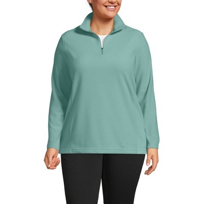 Lands' End Women's Anyweather Fleece Quarter Zip Pullover