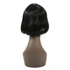 Unique Bargains Women Curly Human Hair Wigs 11" with Wig Cap - 4 of 4
