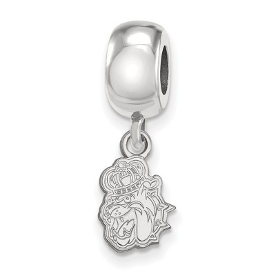 Black Bow Jewelry Sterling Silver James Madison Dukes NCAA Bead Charm