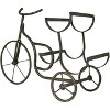 LIVEVIE Classic Vintage Bike Delivery Style Wine Rack Freestanding Wine Holder for 3 Bottles - Countertop Tabletop Wine Organizer - 2 of 4