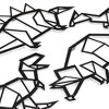 Dinosaurs Metal Wall Art - Dino Decor for Kids Room or Nursery, 4 Pieces - 4 of 4