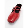 Starling - Red Leather Mary Jane Flats (Women) | Forever & Always Shoes - 4 of 4