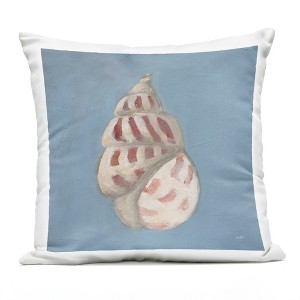Stupell Industries Soft Sea Cowrie Shell Outdoor Decorative Throw Pillow, 18 x 18 - 1 of 3